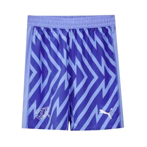 Switzerland Goalkeeper Children EC Shorts blue - 2024-25